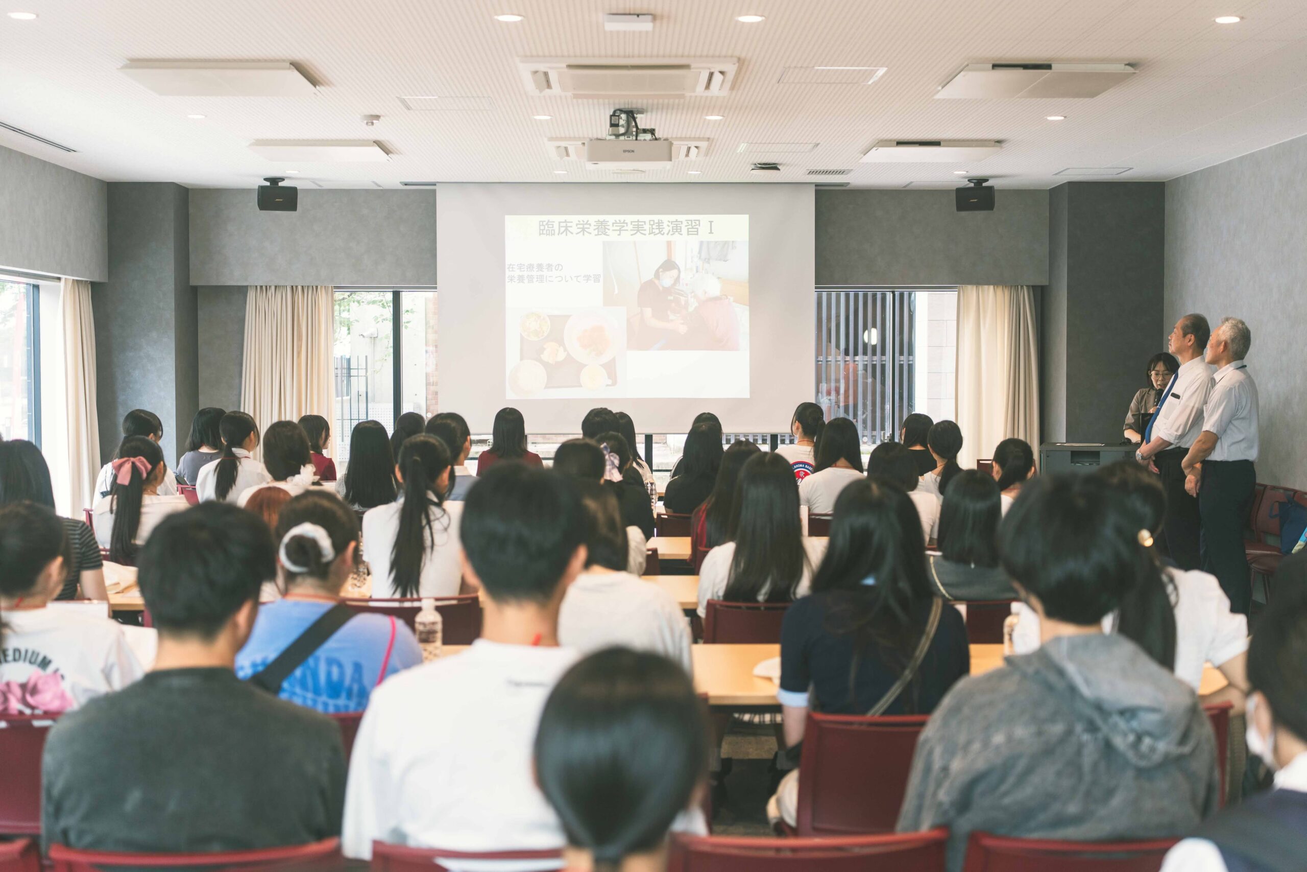 学科説明・体験授業の様子