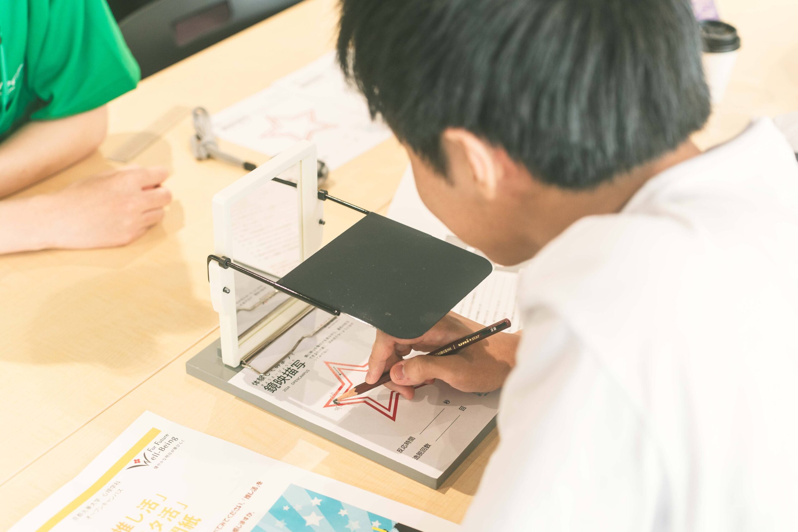 学科説明・体験授業の様子