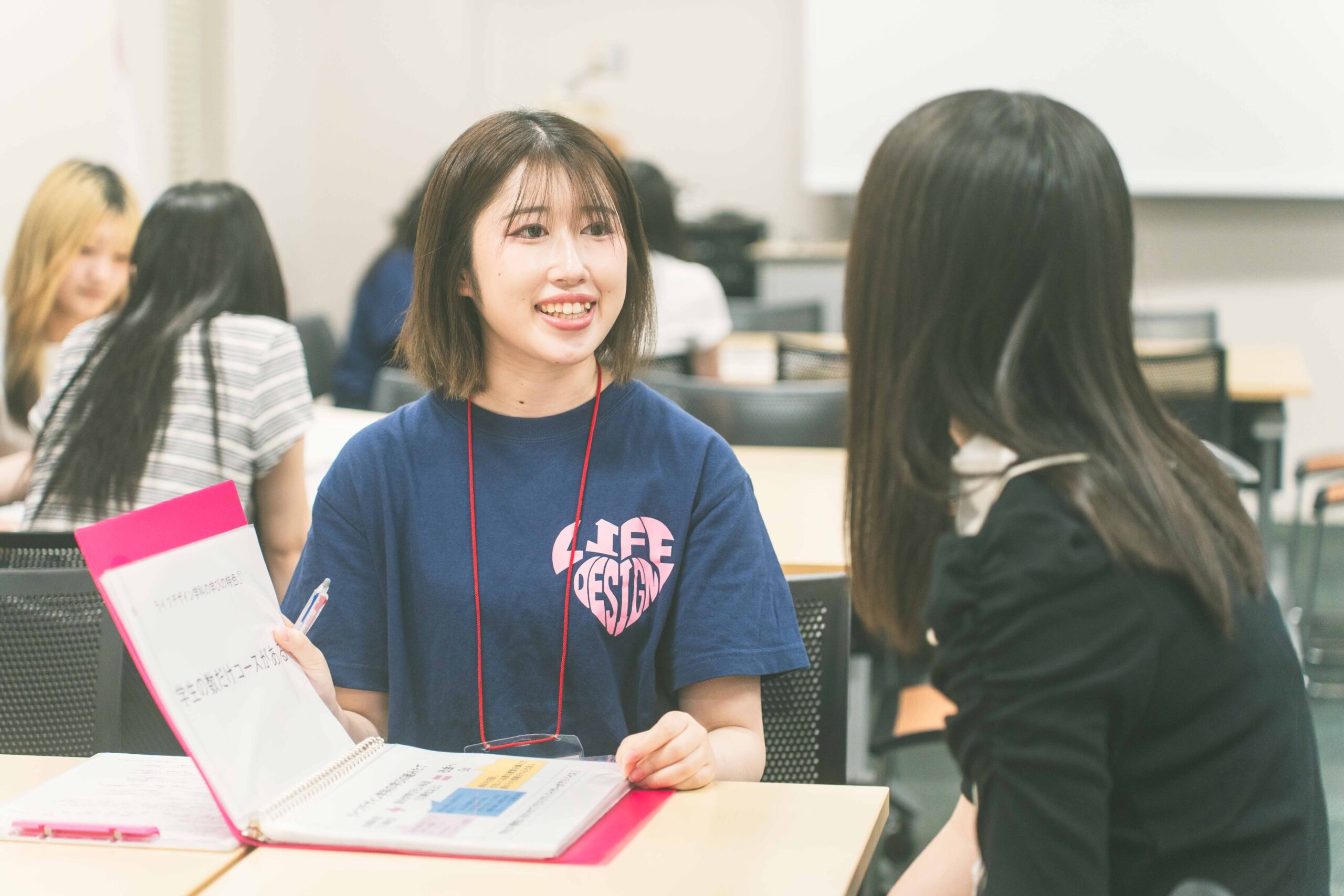 学科説明・体験授業の様子