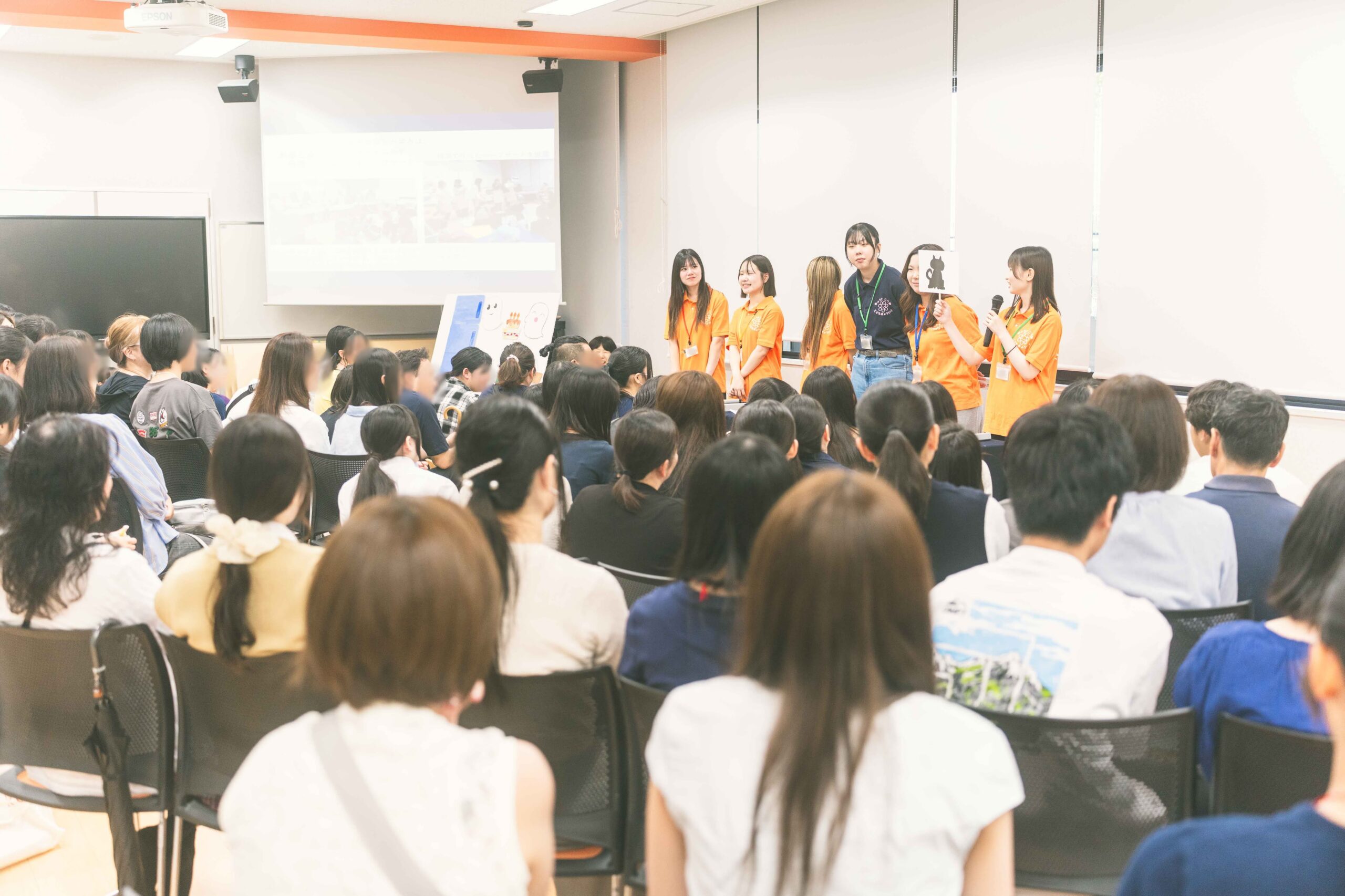 学科説明・体験授業の様子