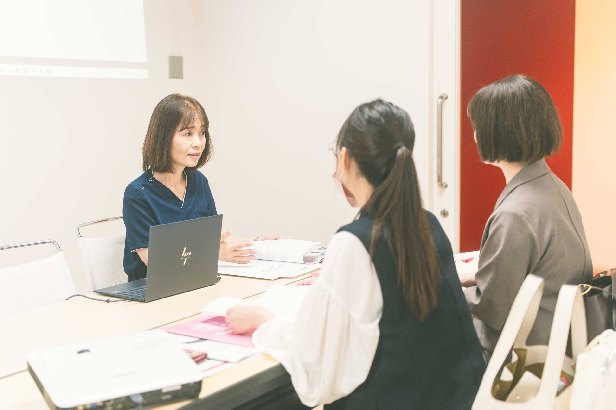 学科説明・体験授業の様子