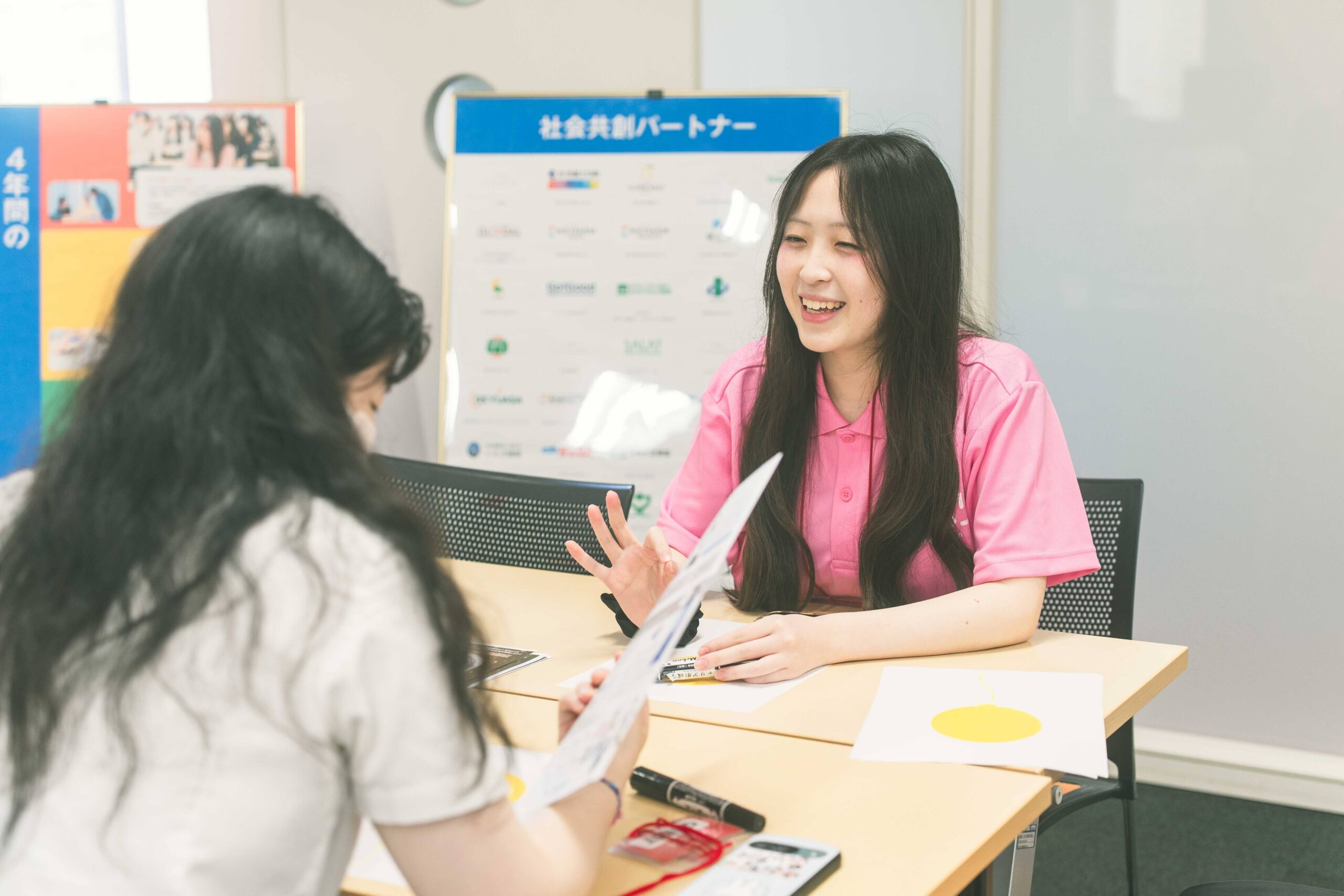 学科説明・体験授業の様子