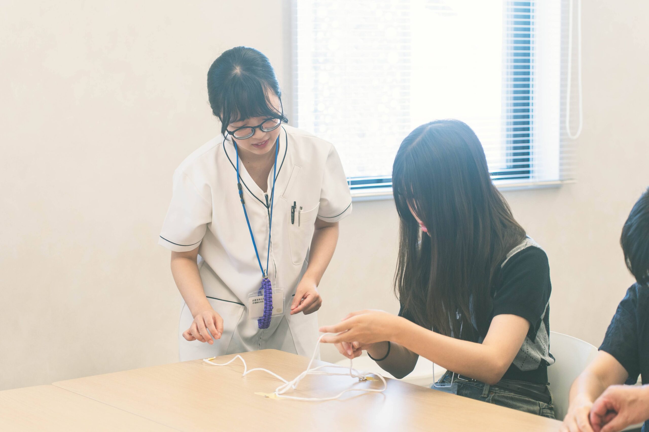 学科説明・体験授業の様子