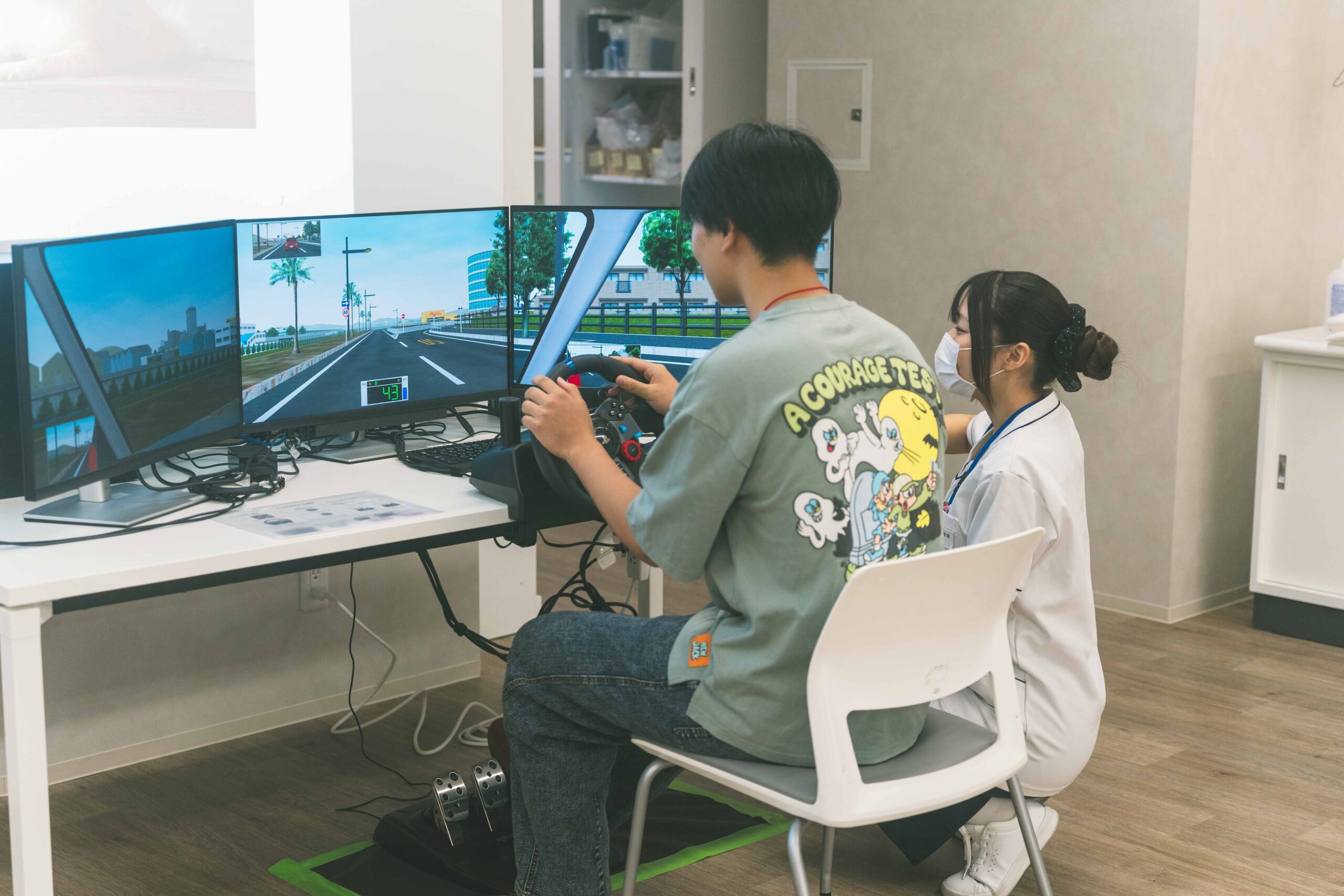 学科説明・体験授業の様子