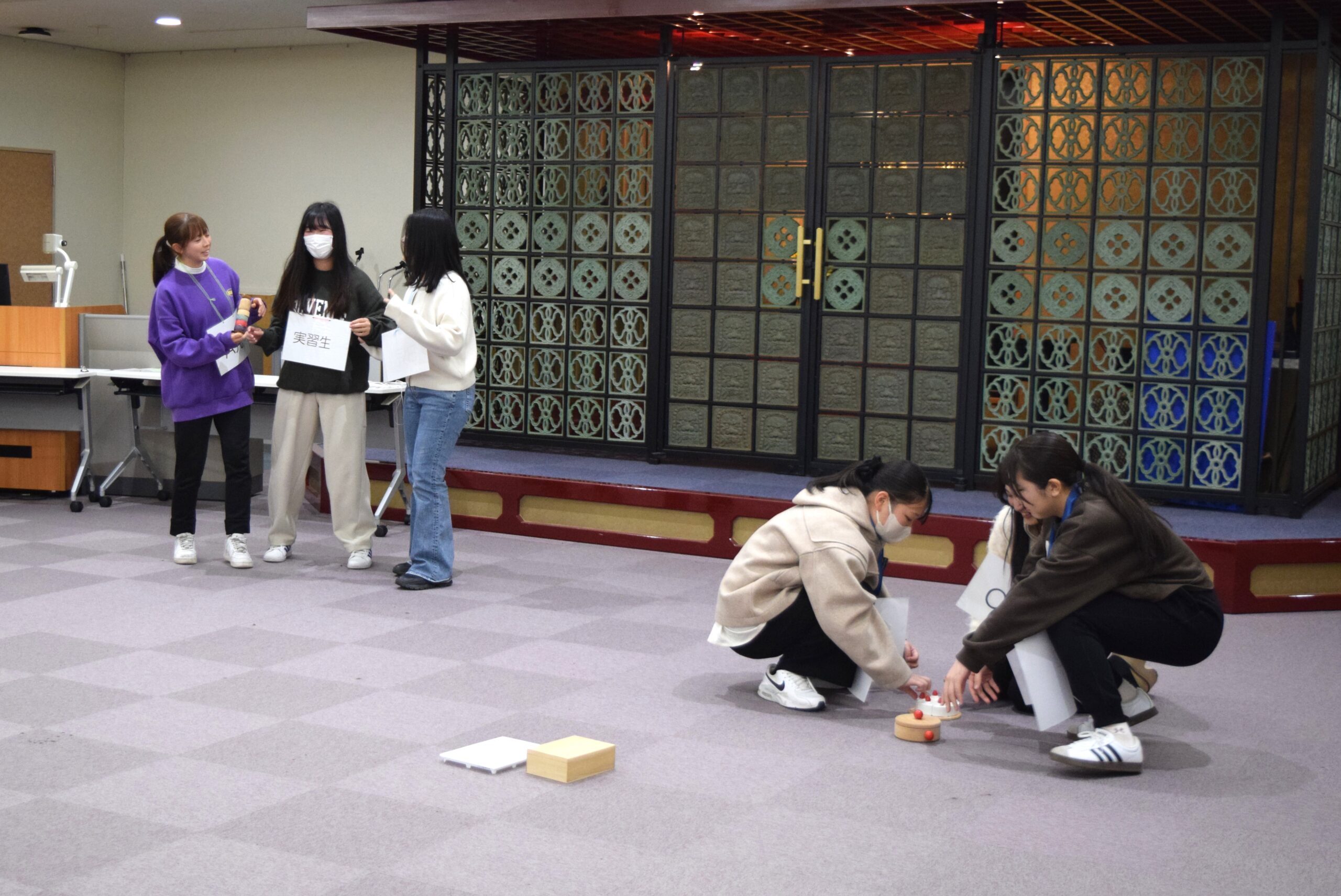 〈保育実習Ⅱ・Ⅲ合同実習報告会をしました〉