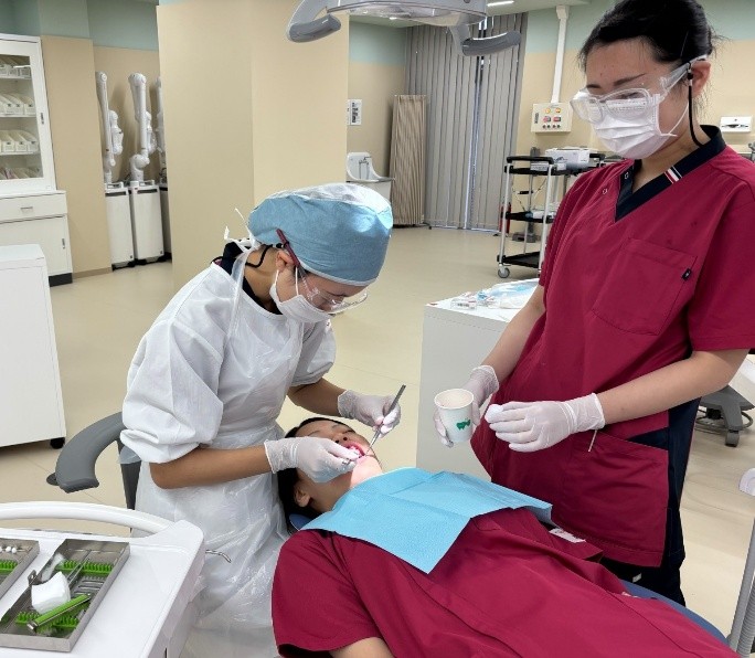 大学病院での実習に向けて、準備をしました！