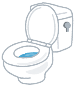 水洗トイレのイラスト