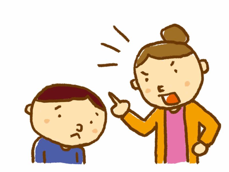 子どもの叱り方？